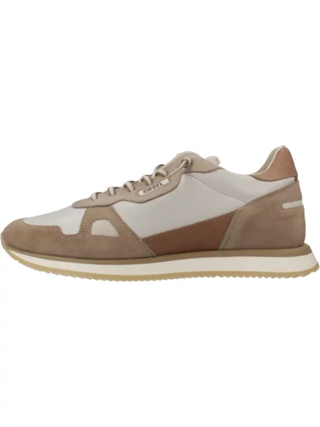 Sneakersy Cetti skórzane beżowe