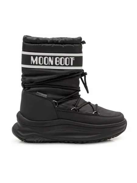 Śniegowce Moon Boot polarowe czarne