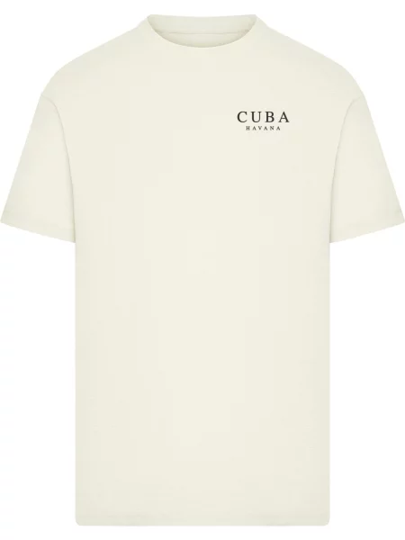 Mister Tee Tricou Summer Stay crem negru