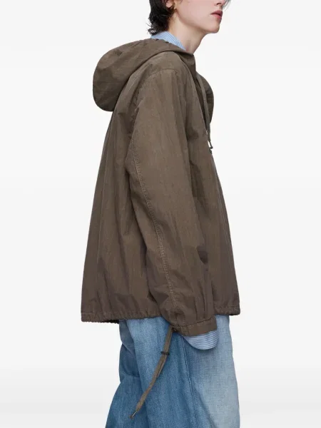 Geacă Maison Margiela cu glugă maro