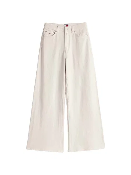 Blugi cu picior larg Tommy Jeans alb
