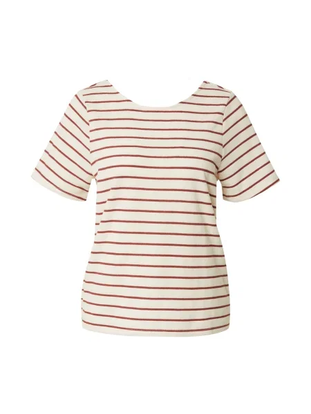 ONLY Tricou ONLJANA castaniu alb