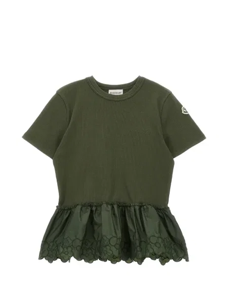 Koszulka dziecięca Moncler Enfant zielona