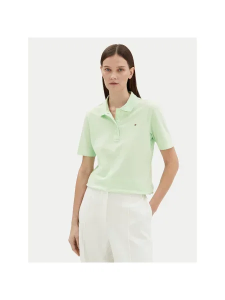 Tommy Hilfiger Polo marškinėliai Regular Fit žalia