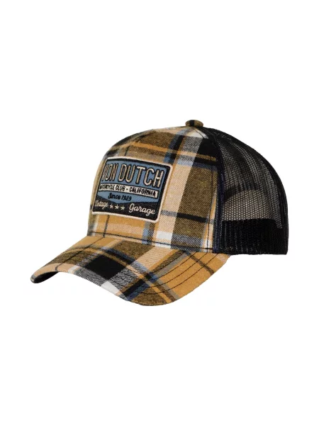 Von Dutch Originals Čiapka opálová / pueblo / čierna / šedobiela žltá