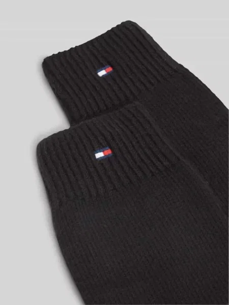 Tommy Hilfiger rękawiczki z bawełną czarne