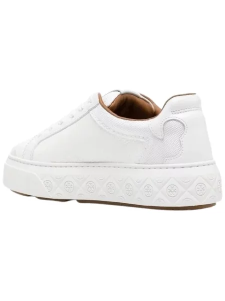 Sneakersy Tory Burch skórzane białe