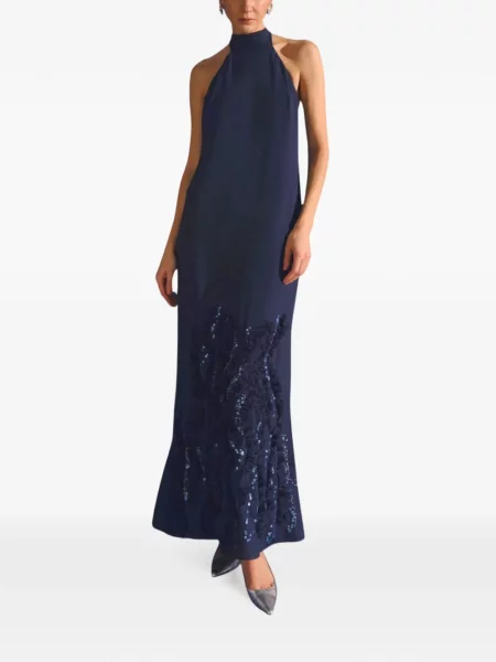 Rochie maxi Baobab cu paiete albastru