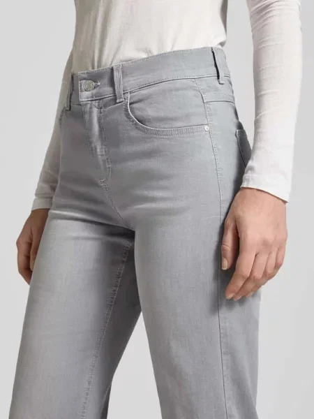 Jeansy o prostym kroju w 5 kieszeni Model Lara' Angels