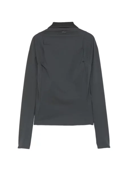 Lung tricou Lacoste cu imagine gri
