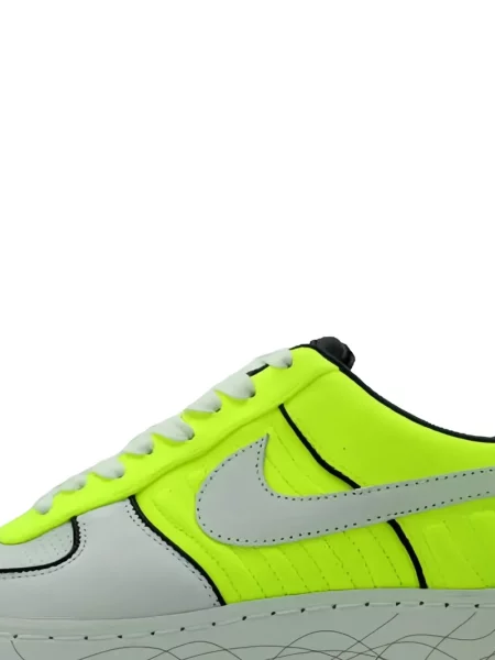 Sneakerși Nike Air Force 1 cu autograf galben