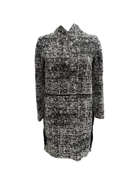 Lung rochie Proenza Schouler din tweed negru