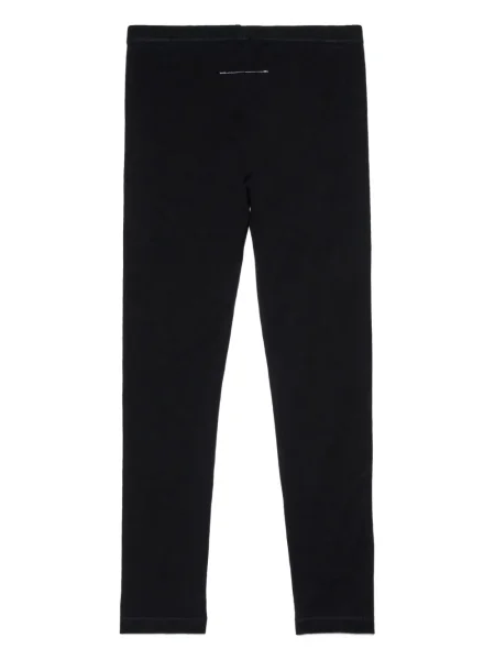 Legginsy dziecięce Mm6 Maison Margiela czarne