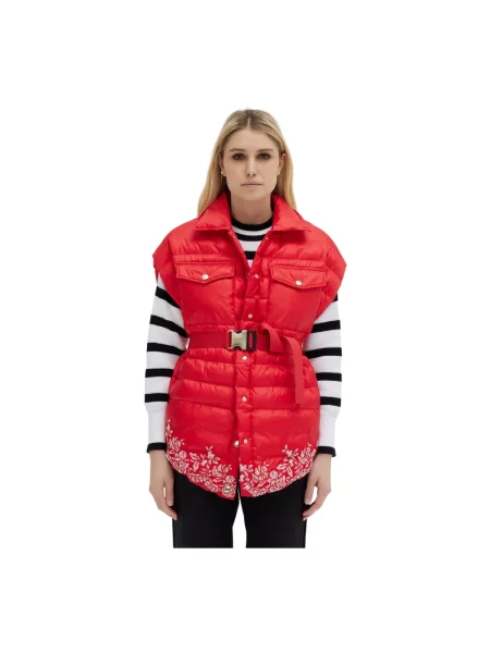 Kamizelka Ermanno Scervino koronkowa czerwona