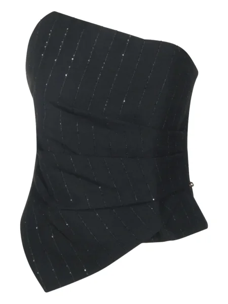 Top Nissa cu dungi negru