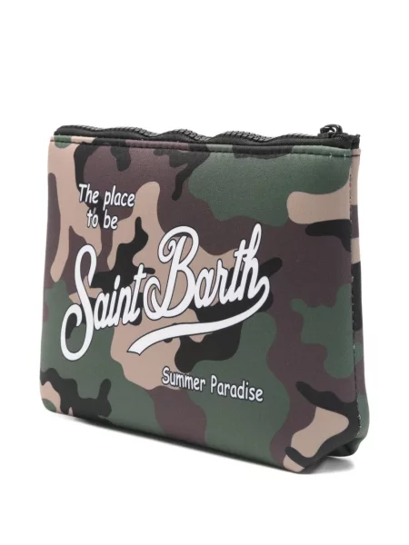 Geantă plic Mc2 Saint Barth cu model camuflaj verde