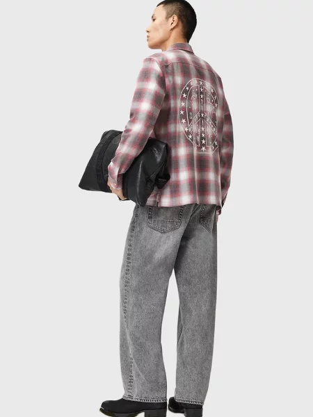 Рубашка Allsaints красная