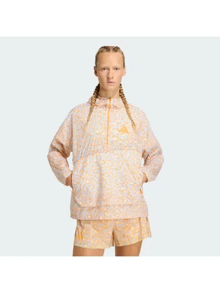 Anorak przeciwwiatrowy z nadrukiem Terrex Xploric biała