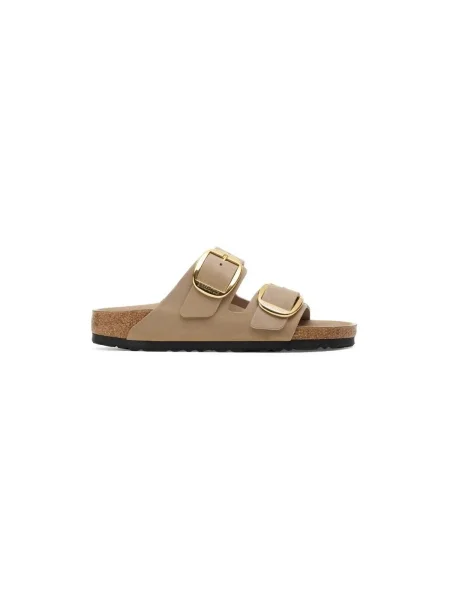 Šľapky Birkenstock s prackou béžová