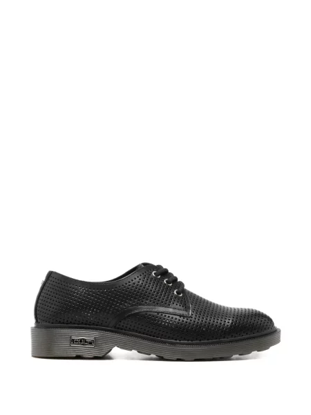 Pantofi derby Cult cu șireturi din dantelă negru