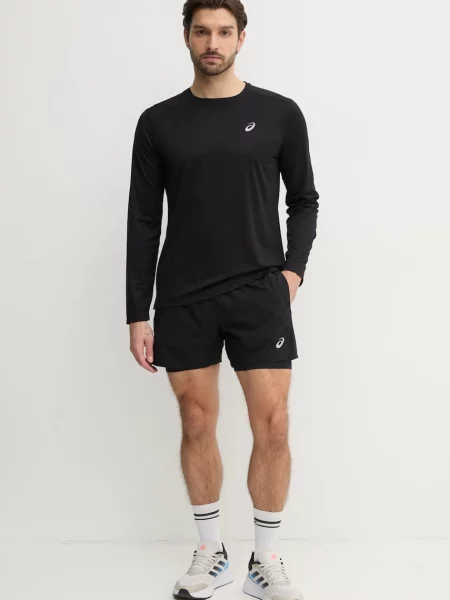 Лонгслів до бігу Asics Core однотонний чорний