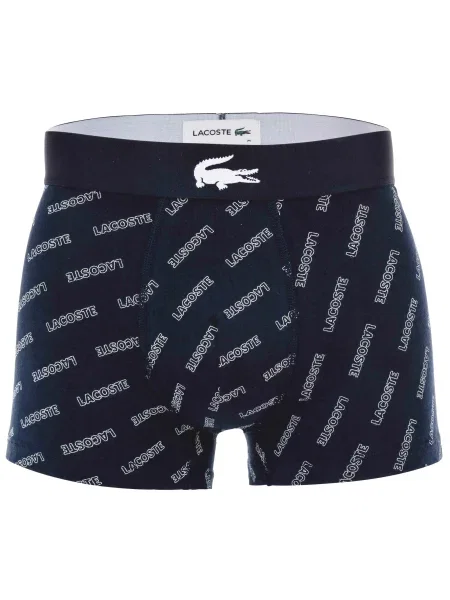 Lacoste boxerky pánske s elastanom sivá