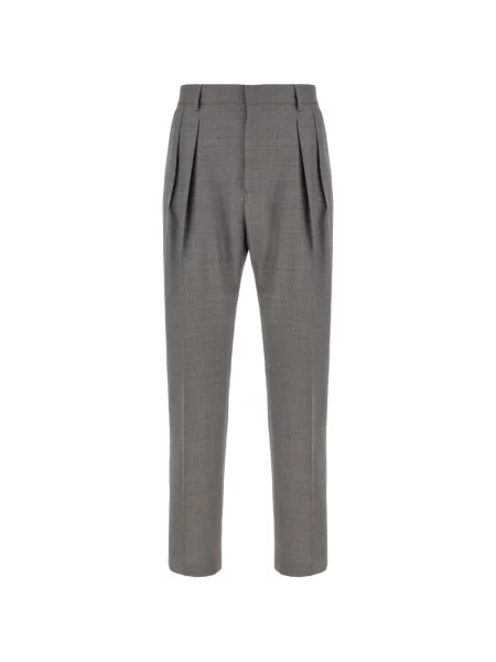 Pantaloni Paul Smith de lână gri