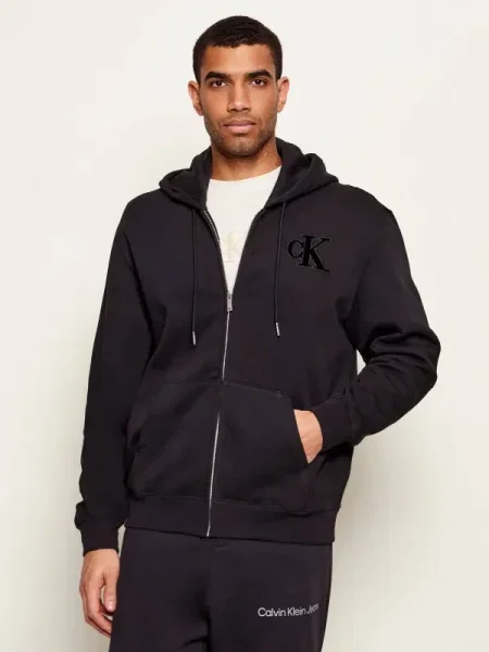 Calvin Klein Jeans Hanorac | Loose fit negru