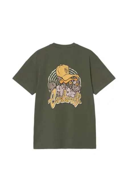 Tricou Carhartt Wip cu imagine verde
