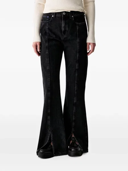 Blugi evazați Karl Lagerfeld Jeans evazate negru
