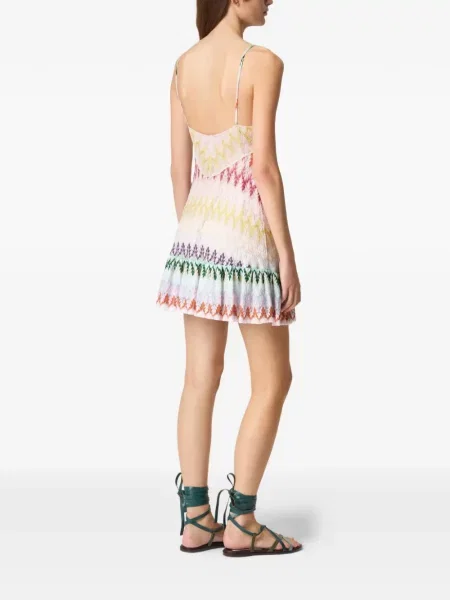 Rochie mini Missoni cu decolteu în V de costum mini