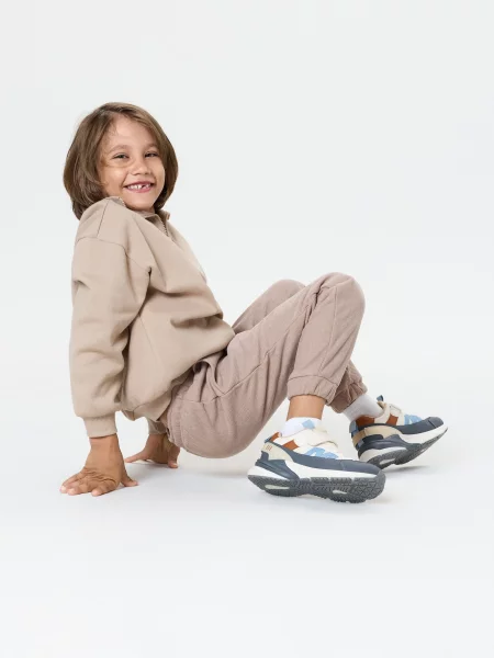 Sinsay Jogger kalhoty s podšívkou hnědá