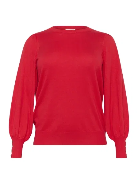 KAFFE CURVE Pulover Lizzy' roșu