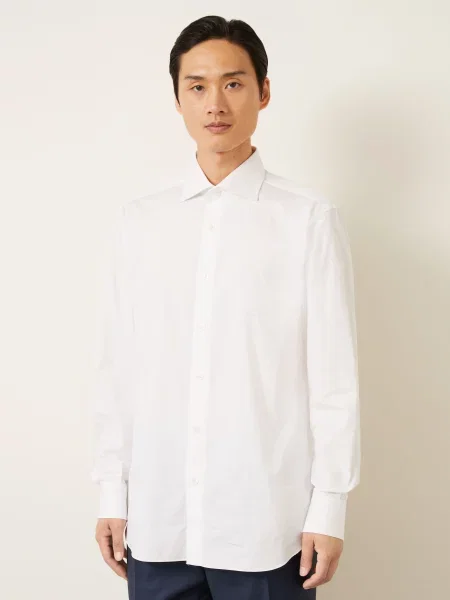 Brioni Košile Comfort Fit bílá