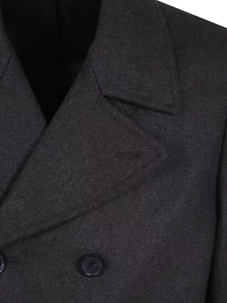 Dvouřadý kabát Ps Paul Smith šedý