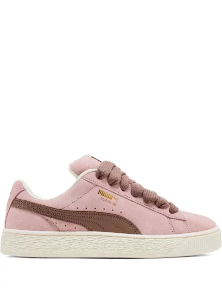 Sneakerși Puma Suede din piele de căprioară roz