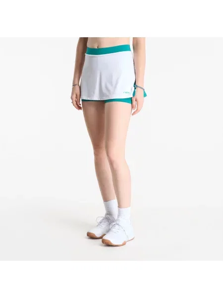 Fustă Nox Pro Skirt White/ Ivy Green XS alb