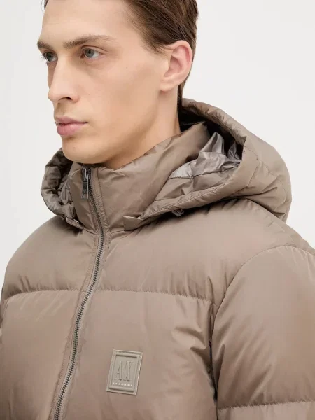 Armani Exchange Steppelt kabát barna