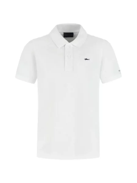 Koszulka polo dziecięca Paul & Shark biała