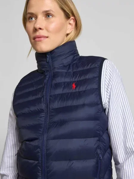 Polo Ralph Lauren bezrękawnik z kapturem granatowa