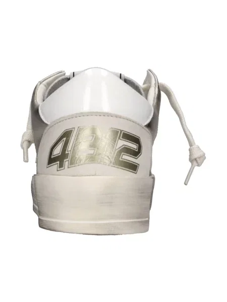 Sneakersy 4b12 skórzane szare