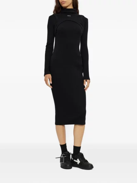Rochie midi Off-white alb