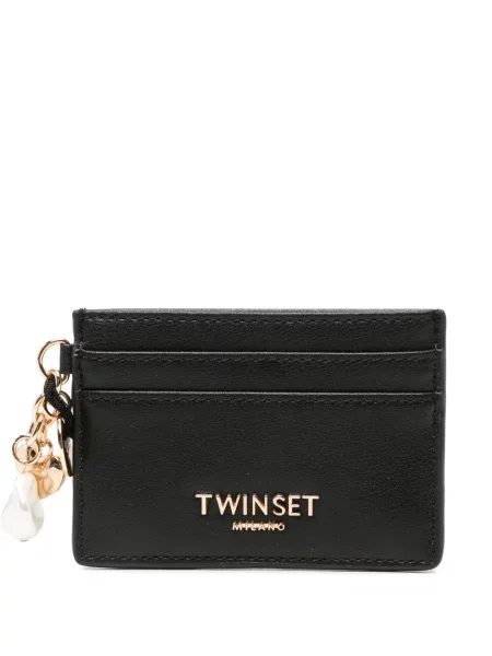 Pandantiv Twinset cu perle negru
