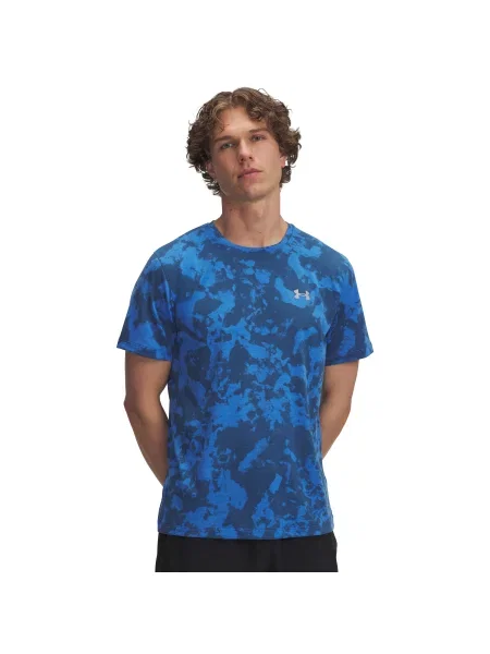 Koszulka Under Armour Launch Printed niebieska