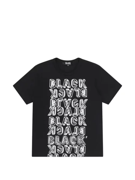 Raštuotas marškinėliai Black Comme Des Garçons juoda