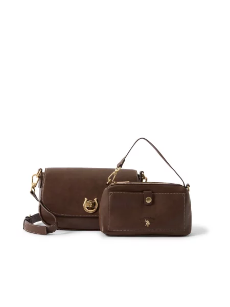 U.S. POLO ASSN. Geantă de umăr MIDDLETON' maro