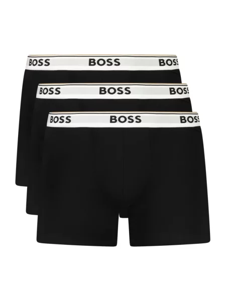 Bokserki Boss z paskiem czarne