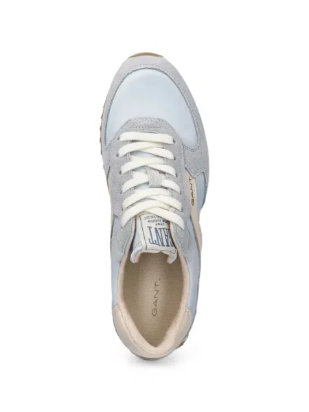 Fűzős szarvasbőr sneaker Gant kék