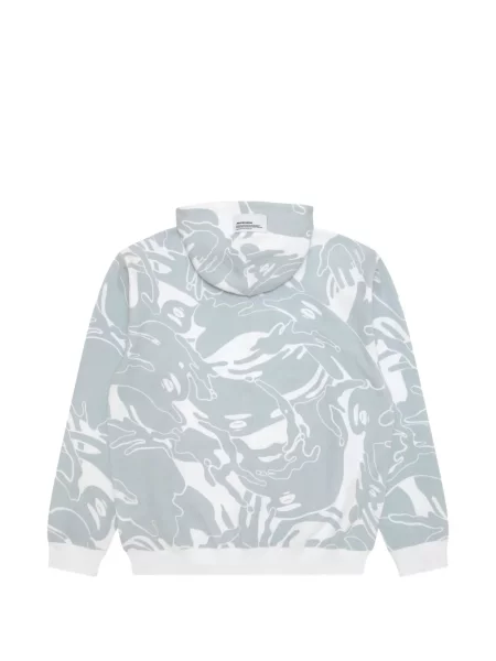 Hanorac Aape By A Bathing Ape cu autograf albastru