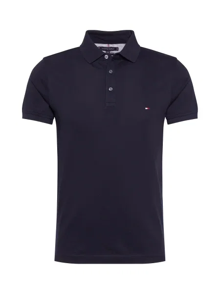 TOMMY HILFIGER Tricou bleumarin roșu alb